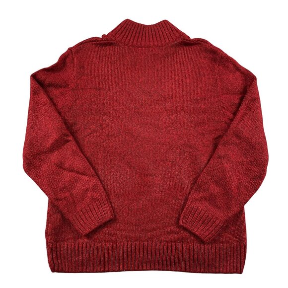 Tricots St Rapheal Sweater Mens Large 1/4 Button Down Winter Pullover - Picture 2 of 7